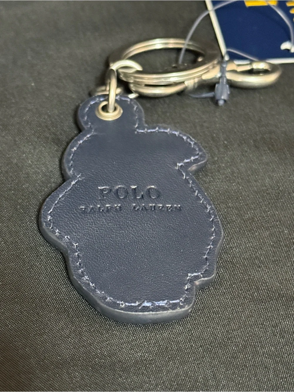Polo by Ralph Lauren Green Polo Bear Baseball Cap and Polo Bear Keychain